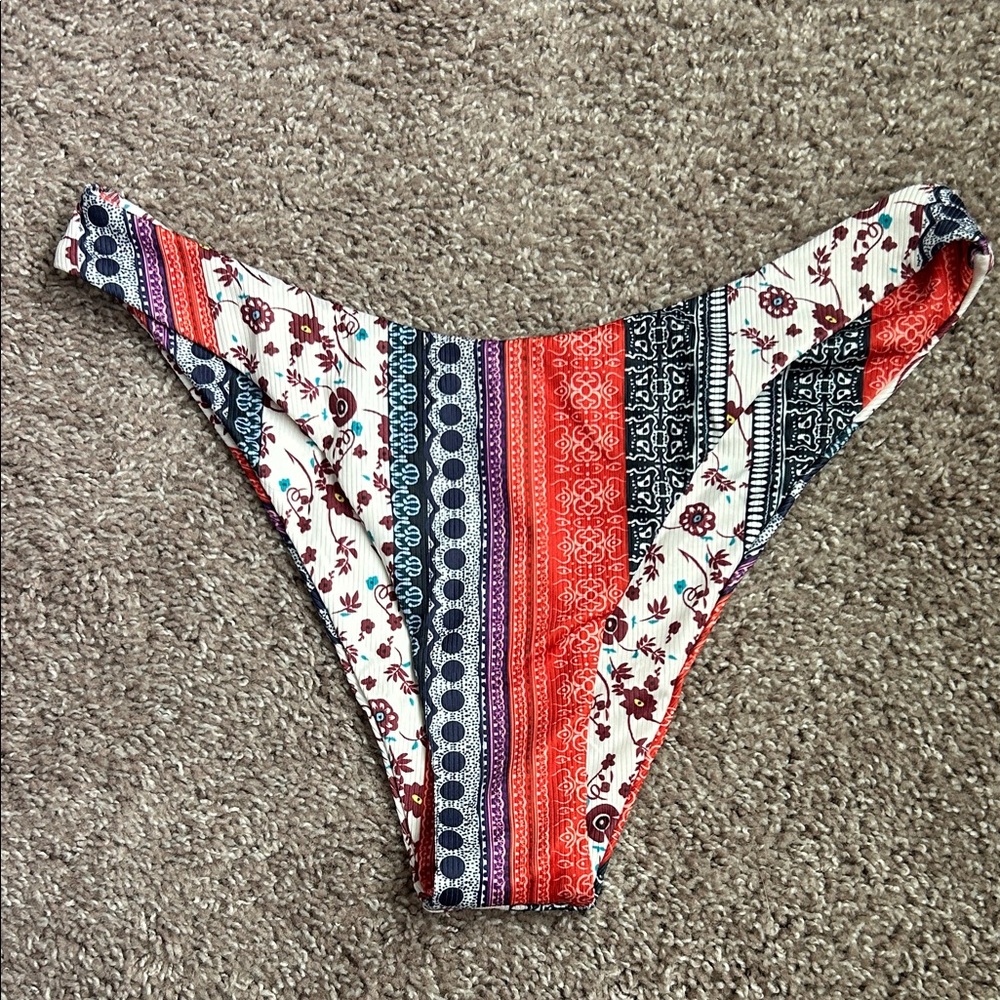 NWT Multicolor Patchwork Bikini Set - Picture 7 of 9